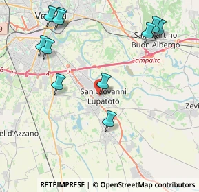 Mappa P.za Carlo Zinelli, 37057 San Giovanni Lupatoto VR, Italia (4.90364)