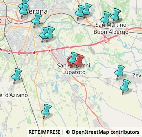 Mappa P.za Carlo Zinelli, 37057 San Giovanni Lupatoto VR, Italia (5.30938)