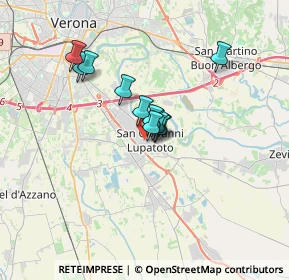 Mappa P.za Carlo Zinelli, 37057 San Giovanni Lupatoto VR, Italia (2.09333)