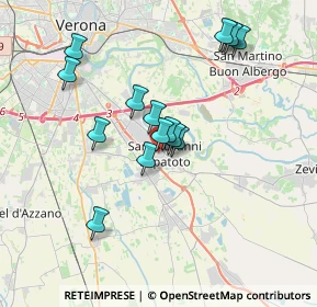 Mappa P.za Carlo Zinelli, 37057 San Giovanni Lupatoto VR, Italia (3.29867)