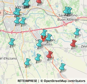 Mappa P.za Carlo Zinelli, 37057 San Giovanni Lupatoto VR, Italia (5.117)