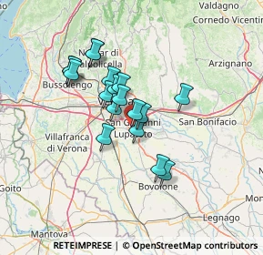Mappa P.za Carlo Zinelli, 37057 San Giovanni Lupatoto VR, Italia (10.40333)