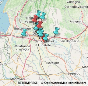 Mappa P.za Carlo Zinelli, 37057 San Giovanni Lupatoto VR, Italia (9.61417)