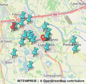 Mappa P.za Carlo Zinelli, 37057 San Giovanni Lupatoto VR, Italia (1.832)