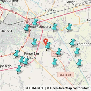 Mappa Parco dell'olivo, 35020 Saonara PD, Italia (4.752)