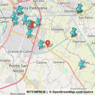 Mappa Parco dell'olivo, 35020 Saonara PD, Italia (2.956)