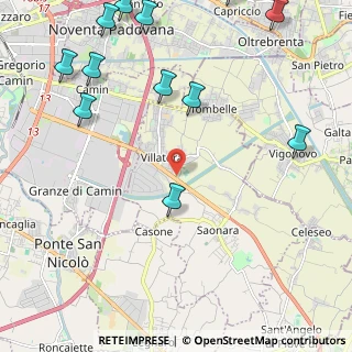 Mappa Parco dell'olivo, 35020 Saonara PD, Italia (3.03583)