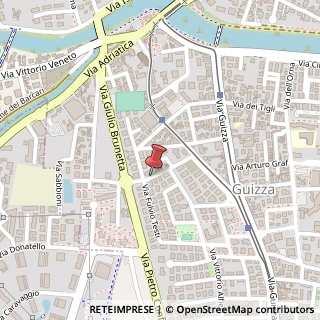 Mappa Via Alessandro Guidi,  11, 35125 Padova, Padova (Veneto)