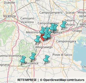 Mappa Via Valdagno, 35142 Padova PD, Italia (9.81182)