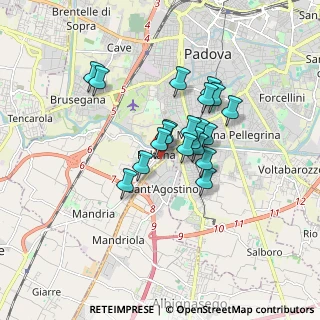 Mappa Via Valdagno, 35142 Padova PD, Italia (1.235)