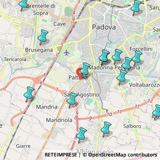 Mappa Via Valdagno, 35142 Padova PD, Italia (2.70667)