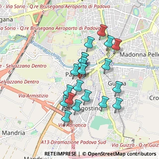 Mappa Via Valdagno, 35142 Padova PD, Italia (0.762)
