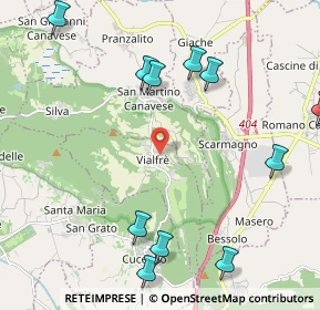 Mappa Via Circonvallazione, 10090 Vialfrè TO, Italia (2.64545)