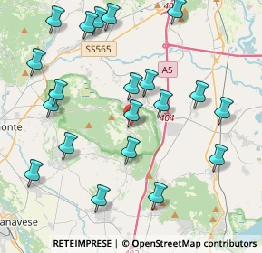 Mappa Via Circonvallazione, 10090 Vialfrè TO, Italia (4.5995)