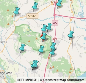 Mappa Via Circonvallazione, 10090 Vialfrè TO, Italia (4.01143)