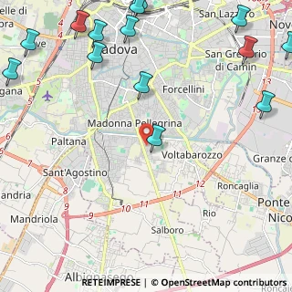 Mappa Via Raffaele Fulgosio, 35124 Padova PD, Italia (3.35357)
