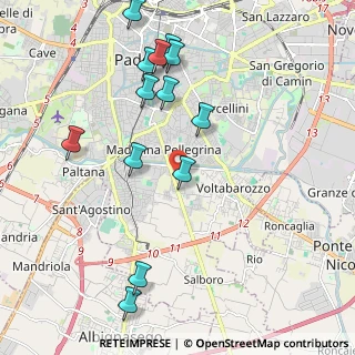 Mappa Via Raffaele Fulgosio, 35124 Padova PD, Italia (2.26077)