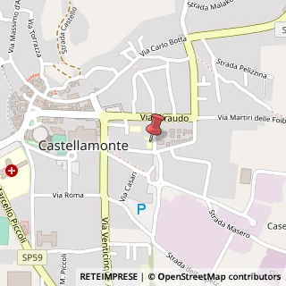 Mappa Via Giacinto Pullino, 24, 10081 Castellamonte, Torino (Piemonte)