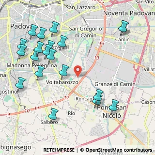 Mappa Via Cristoforo Colombo, 35020 Ponte San Nicolò PD, Italia (2.5595)