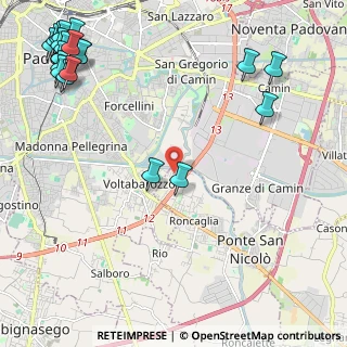 Mappa Via Cristoforo Colombo, 35020 Ponte San Nicolò PD, Italia (3.3415)