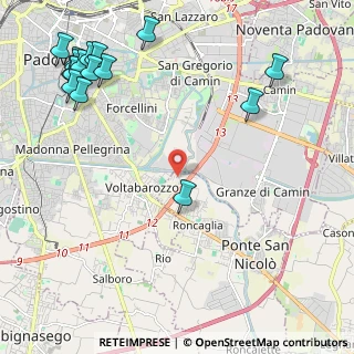 Mappa Via Cristoforo Colombo, 35020 Ponte San Nicolò PD, Italia (3.04625)