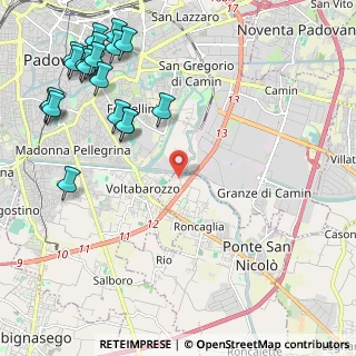 Mappa Via Cristoforo Colombo, 35020 Ponte San Nicolò PD, Italia (2.955)