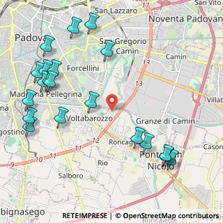 Mappa Via Cristoforo Colombo, 35020 Ponte San Nicolò PD, Italia (2.7065)