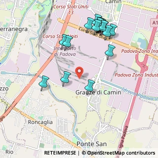 Mappa Via Marina, 35127 Padova PD, Italia (1.1605)