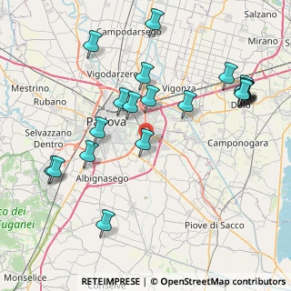 Mappa Via Marina, 35127 Padova PD, Italia (9.1995)