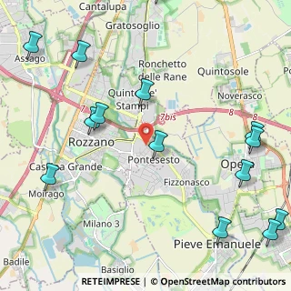 Mappa Via Ludovico Ariosto, 20089 Rozzano MI, Italia (2.98714)