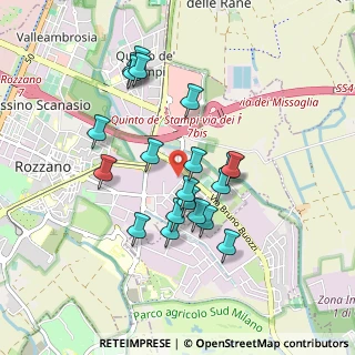 Mappa Via Ludovico Ariosto, 20089 Rozzano MI, Italia (0.8055)