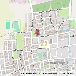 Mappa Via Cabini, 47, 26010 Offanengo, Cremona (Lombardia)