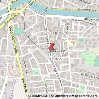 Mappa Via Guizza (Conselvana),  146, 35125 Padova, Padova (Veneto)