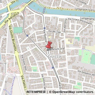Mappa Via Guizza Conselvana, 154, 35125 Padova, Padova (Veneto)