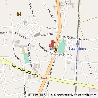 Mappa Piazza della Repubblica, 16D, 10019 Strambino, Torino (Piemonte)