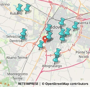 Mappa Via Asolo, 35142 Padova PD, Italia (3.408)