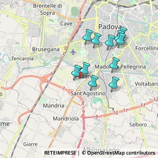 Mappa Via Asolo, 35142 Padova PD, Italia (1.75364)