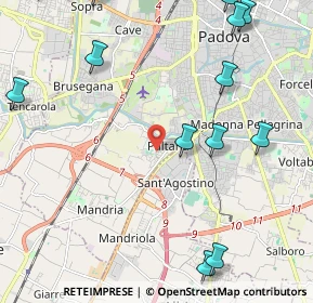 Mappa Via Asolo, 35142 Padova PD, Italia (3.01)