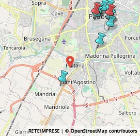 Mappa Via Asolo, 35142 Padova PD, Italia (2.89727)