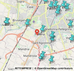 Mappa Via Asolo, 35142 Padova PD, Italia (2.967)