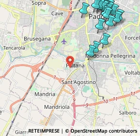 Mappa Via Asolo, 35142 Padova PD, Italia (2.99737)