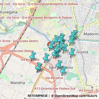 Mappa Via Asolo, 35142 Padova PD, Italia (0.709)