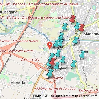 Mappa Via Asolo, 35142 Padova PD, Italia (0.9125)
