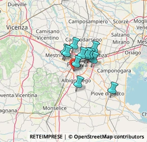 Mappa Via Asolo, 35142 Padova PD, Italia (7.46273)