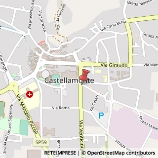 Mappa Via XXV Aprile, 1, 10081 Castellamonte, Torino (Piemonte)
