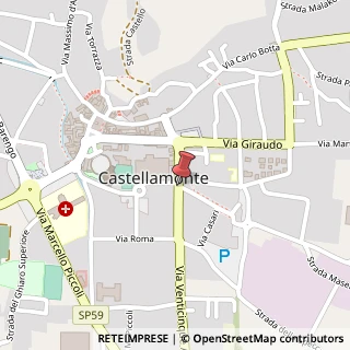 Mappa Via Giuseppe Romana,  46, 10081 Castellamonte, Torino (Piemonte)