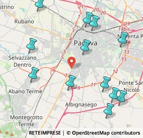 Mappa Via Thiene, 35142 Padova PD, Italia (4.94833)