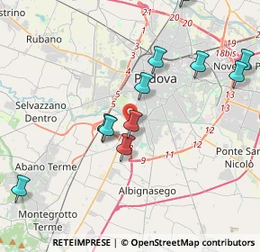 Mappa Via Thiene, 35142 Padova PD, Italia (4.18)
