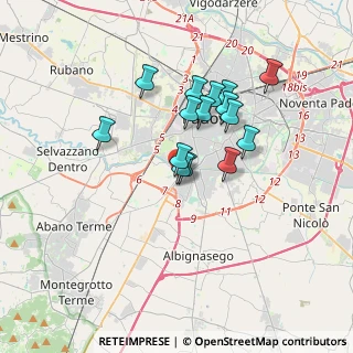 Mappa Via Udine, 35142 Padova PD, Italia (2.79267)