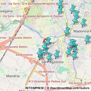 Mappa Via Udine, 35142 Padova PD, Italia (1.197)